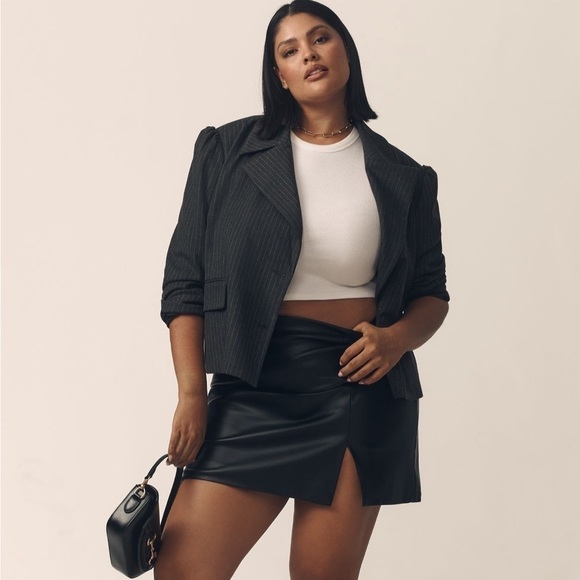 NWT Anthropologie Maeve 80 s boxy blazer jacket - Picture 2 of 10